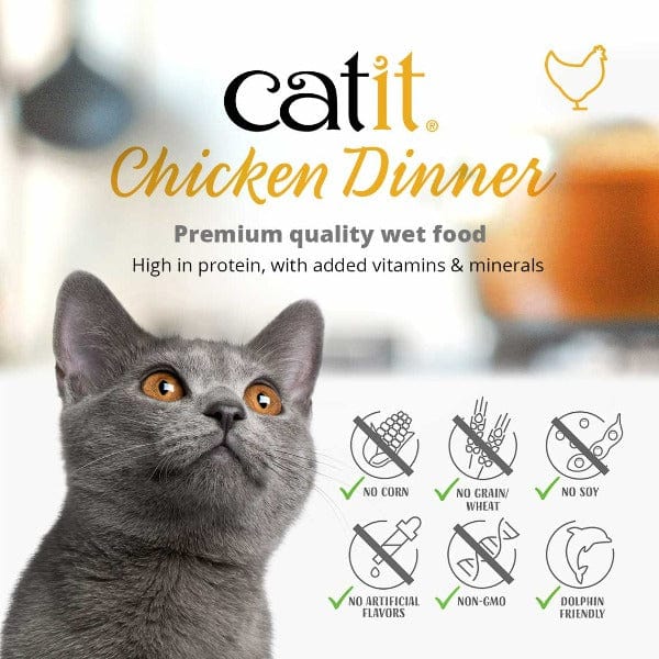 Catit Chicken Dinner with Duck & Potato Wet Cat Food - Image 4