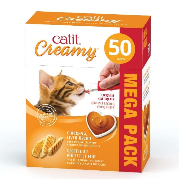 Catit Creamy Lickable Chicken & Liver Recipe Cat Treat - Image 9