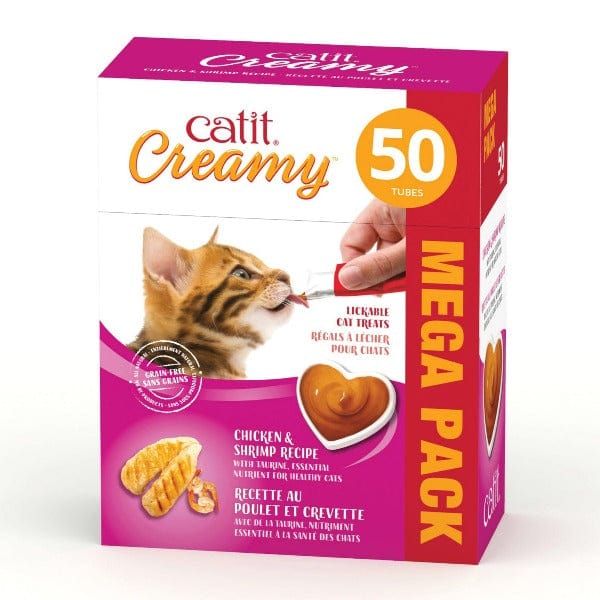 Catit Creamy Lickable Chicken & Shrimp Recipe Cat Treats - Image 8
