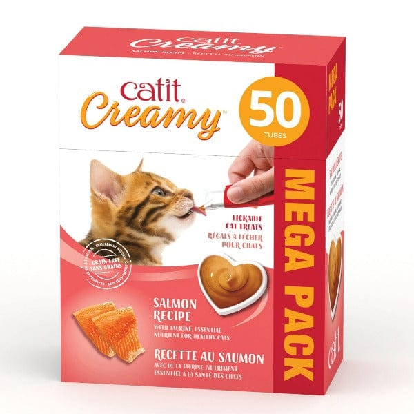 Catit Creamy Lickable Salmon Recipe Cat Treat - Image 10