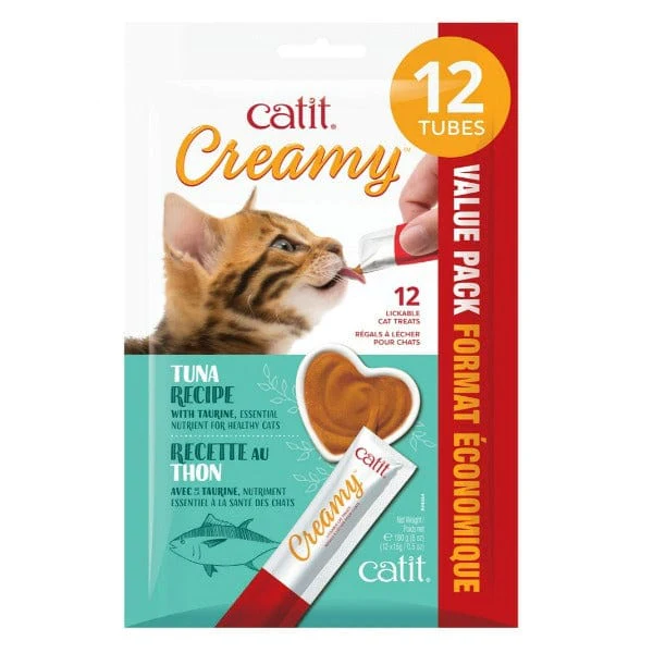 Catit Creamy Lickable Tuna Recipe Cat Treats - Image 7