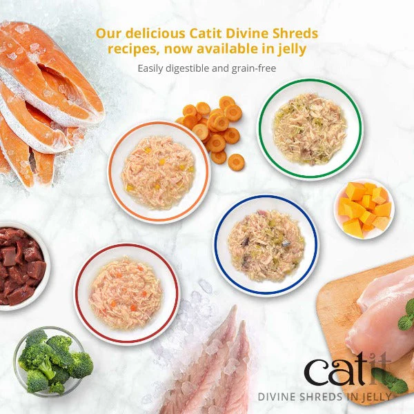 Catit Divine Shreds Chicken in Jelly Multipack - Image 2