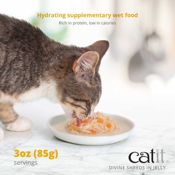 Catit Divine Shreds Chicken in Jelly Multipack - Image 3