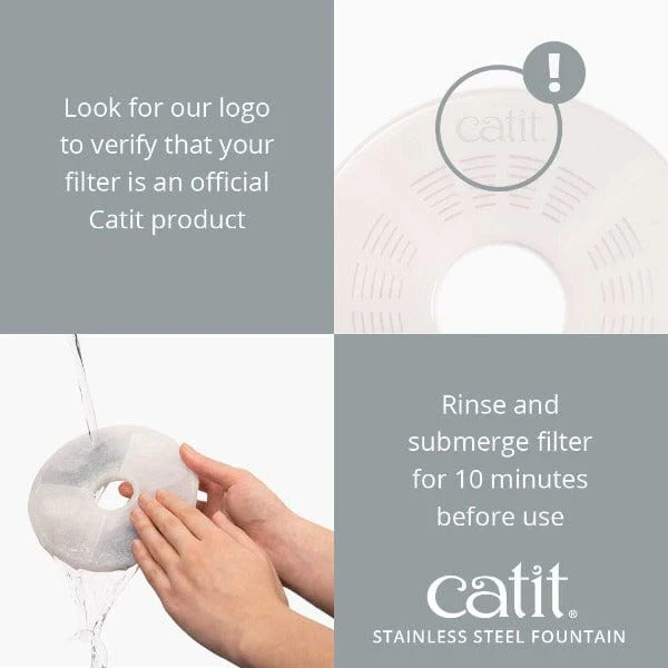 Catit Stainless Steel Drinking Fountain - Image 5
