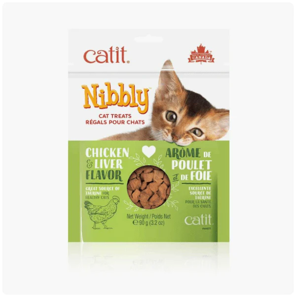 Catit Nibbly Chicken & Liver Flavour Cat Treats - Image 3