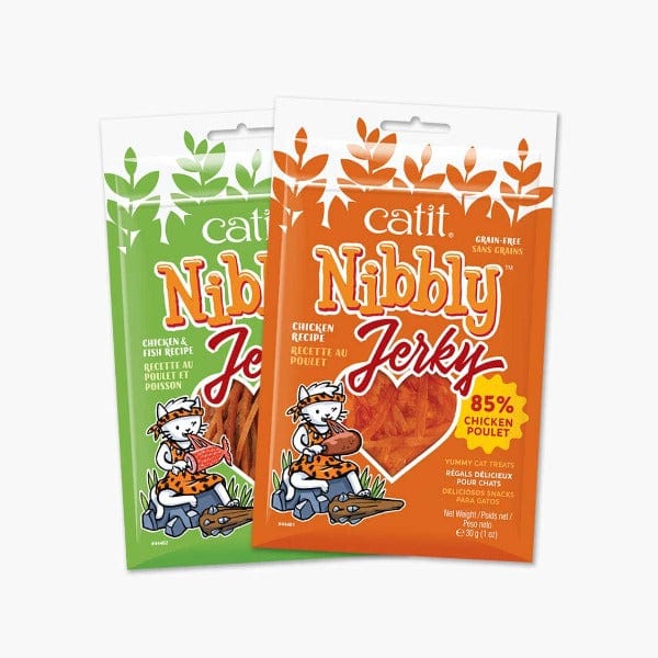 Catit Nibbly Jerky Chicken Recipe Cat Treats - Image 3
