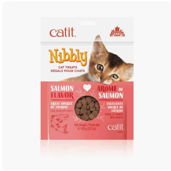 Catit Nibbly Salmon Flavour Cat Treats - Image 3