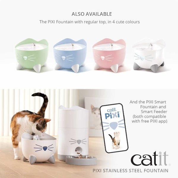 Catit PIXI Stainless Steel Fountain - Image 6