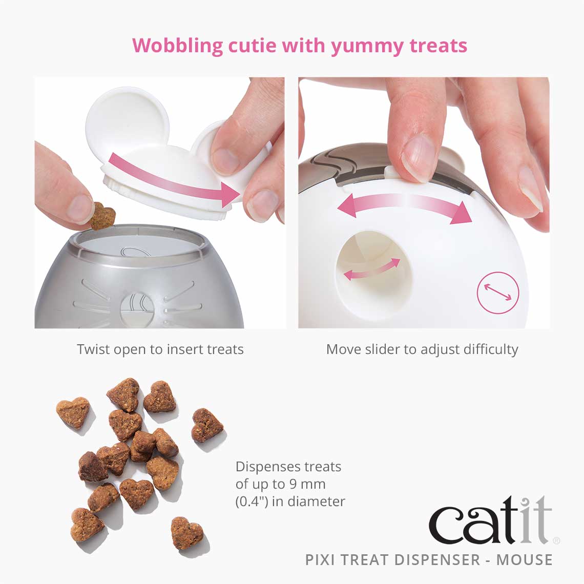 Catit PIXI Treat Dispenser; available in 2 styles - Image 3