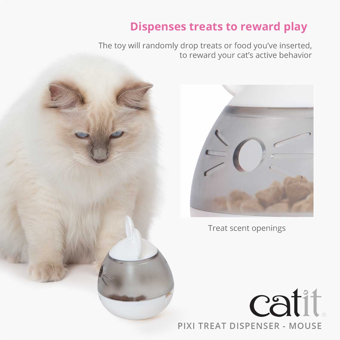 Catit PIXI Treat Dispenser; available in 2 styles - Image 5