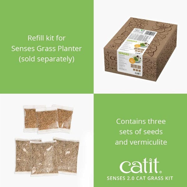 Catit Senses 2.0 Cat Grass Kit - Image 4