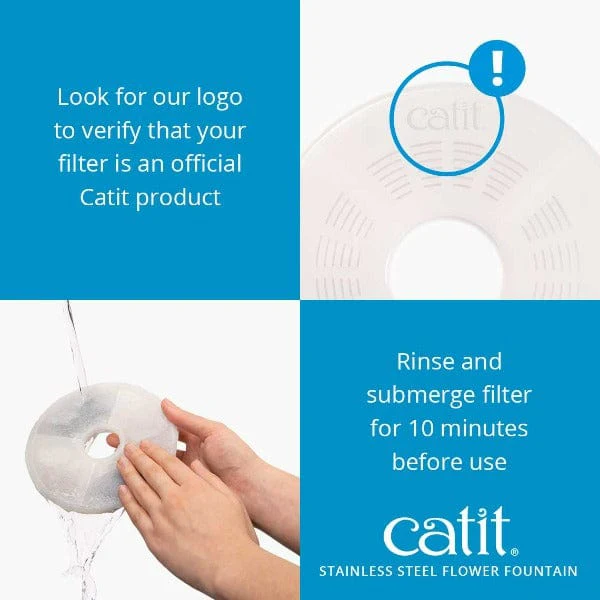 Catit Flower Stainless Steel Fountain - Image 7