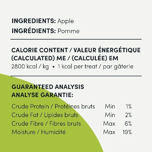 Crumps' naturals Apple Bites Single Ingredient Treats for Dogs (SPECIAL ORDER ITEM) - Image 6