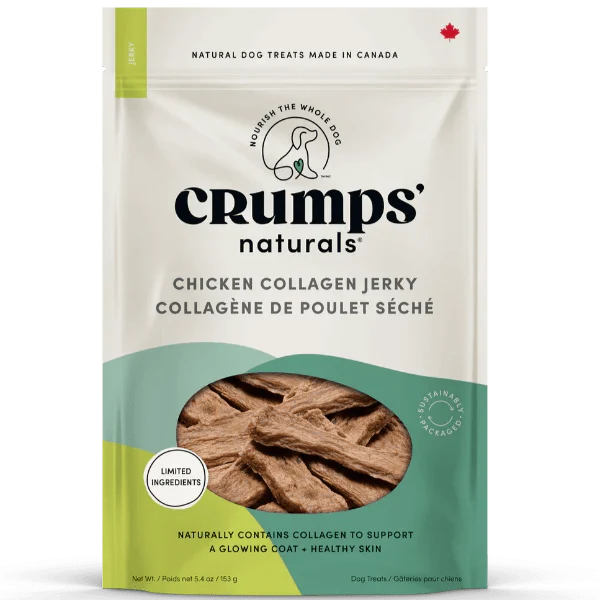 Crumps' naturals Chicken Collagen Jerky Dog Treats (SPECIAL ORDER ITEM)