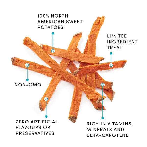 Crumps' naturals Sweet Potato Fries Single Ingredient Treats for Dogs (SPECIAL ORDER ITEM) - Image 2