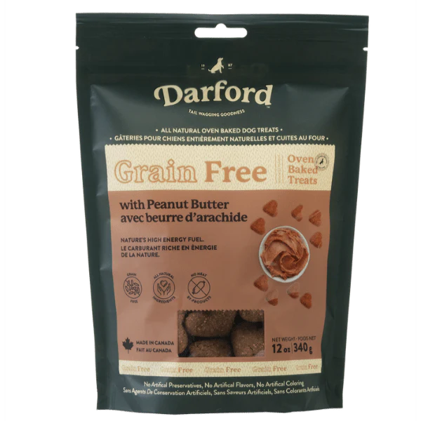 Darford Grain Free Peanut Butter Recipe Oven-Baked Dog Treats