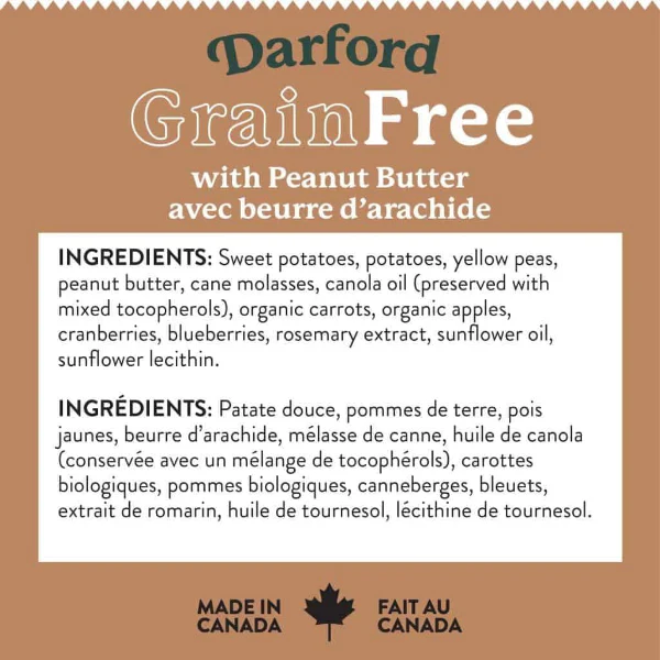 Darford Grain Free Peanut Butter Recipe Oven-Baked Dog Treats - Image 4