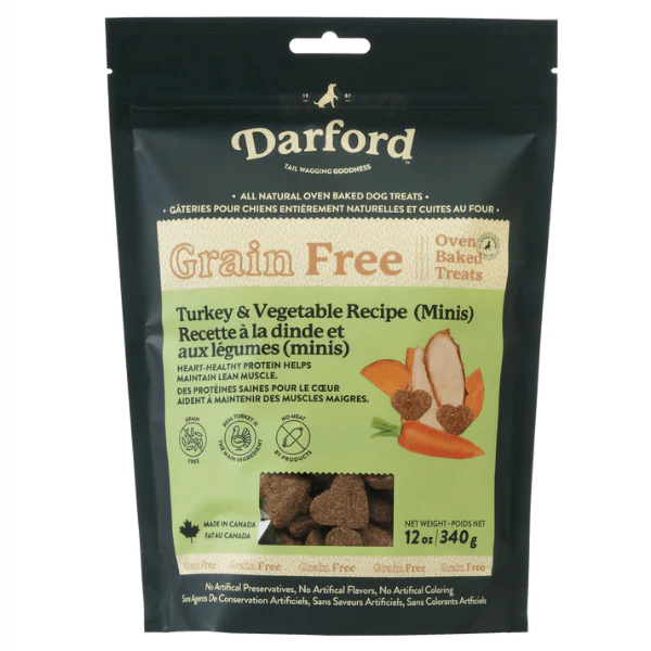 Darford Grain Free Turkey Minis Oven-Baked Dog Treats
