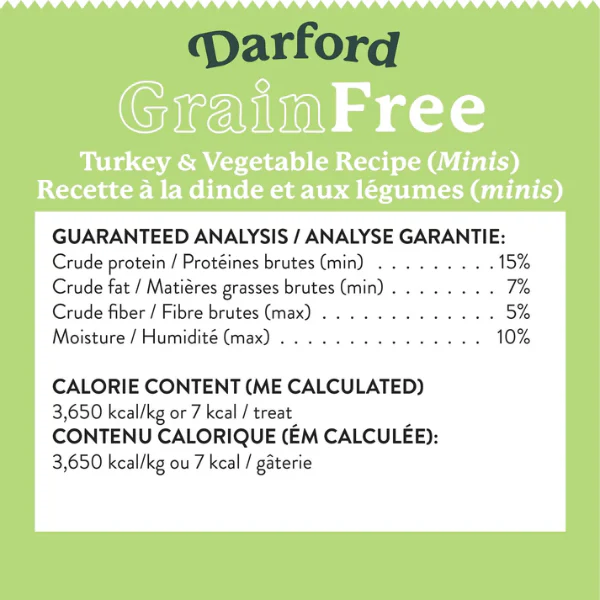 Darford Grain Free Turkey Minis Oven-Baked Dog Treats - Image 6