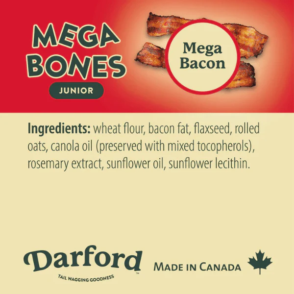 Darford Mega Bones Mega Bacon Flavour Dog Treat - Image 4
