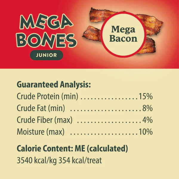 Darford Mega Bones Mega Bacon Flavour Dog Treat - Image 5