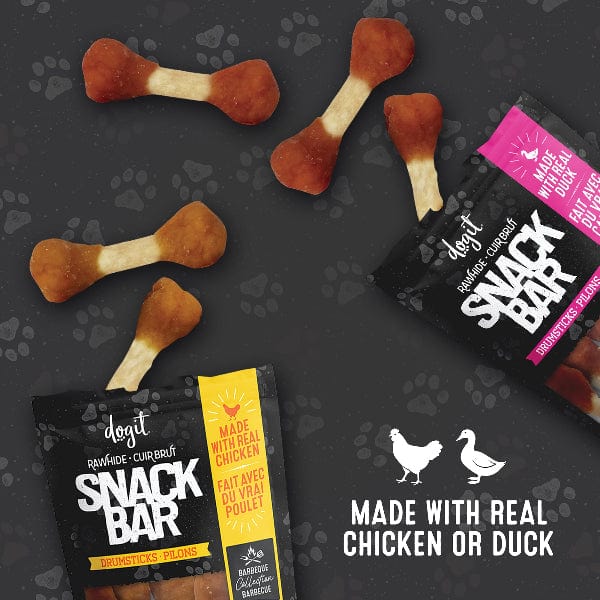 Dogit Snack Bar Chicken & Beefhide Drumsticks - Image 2