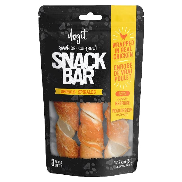 Dogit Snack Bar Chicken-Wrapped Beefhide Spirals - Image 3