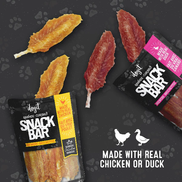 Dogit Snack Bar Duck & Beefhide Skewers - Image 2