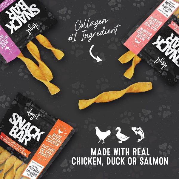 Dogit Snack Bar Duck Collagen Twists - Image 2