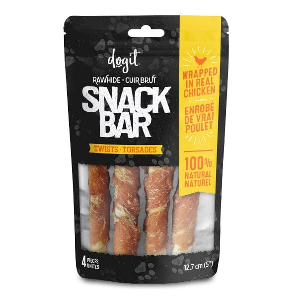 Dogit Snack Bar Twists Dog Treats; Chicken - Image 3