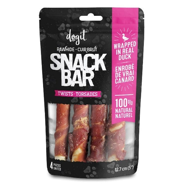 Dogit Snack Bar Twists Dog Treats; Duck - Image 3