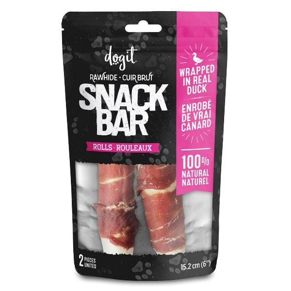 Dogit Snack Bar Twists Dog Treats; Duck - Image 5