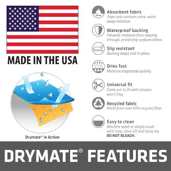 Drymate Washable Potty Pads; 2-Pack - Image 6