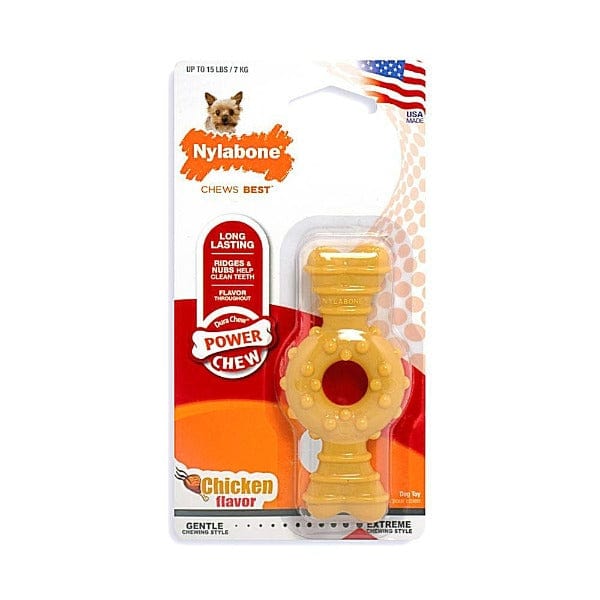 Nylabone Power Chew Textured Ring Bone Dog Chew Toy - Image 8