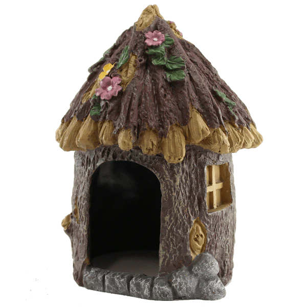 Fish Gear Fairy House Aquarium Ornament