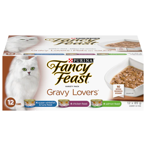 Fancy Feast Gravy Lovers Canned Cat Food Variety Pack