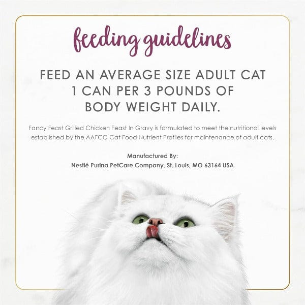Fancy Feast Grilled Chicken Feast in Gravy Canned Cat Food - Image 5