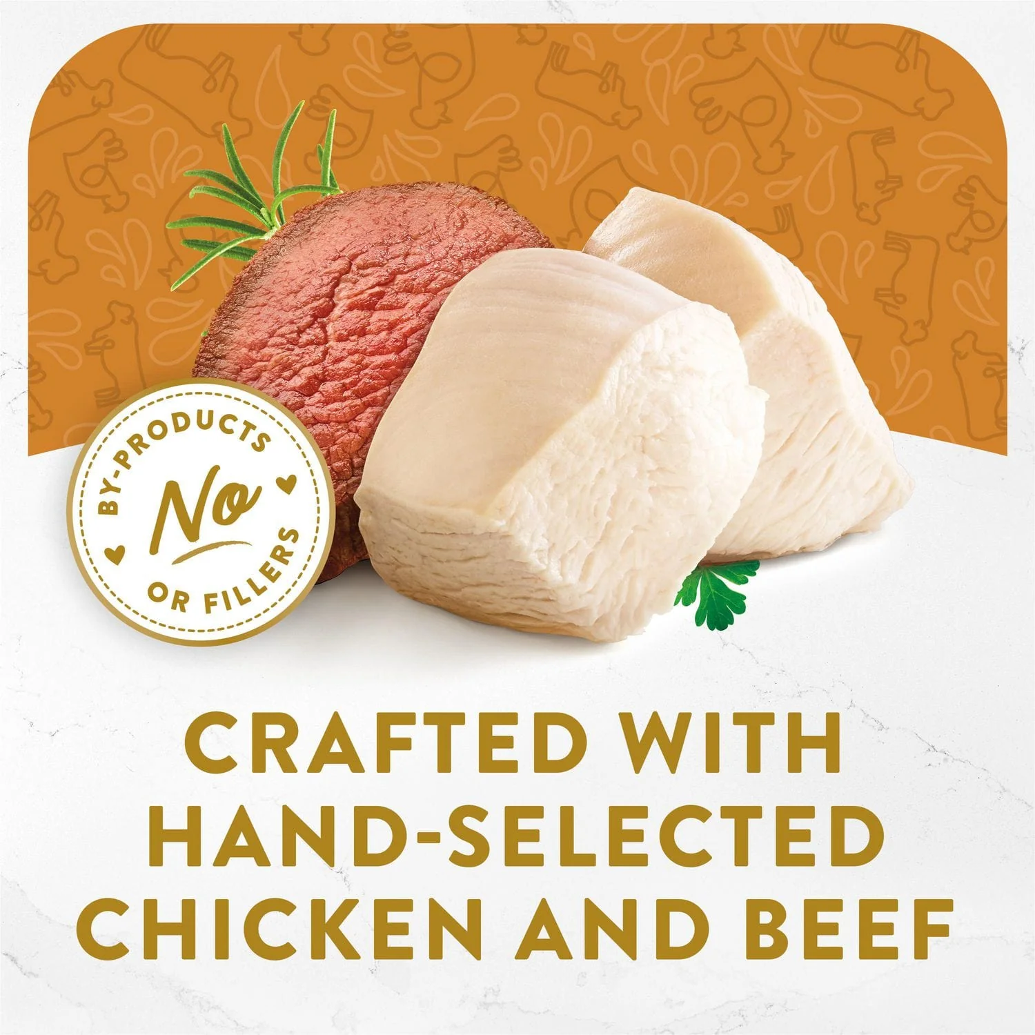 Fancy Feast Hors d'Oeuvre White Meat Chicken & Shredded Beef Appetizer for Cats - Image 3