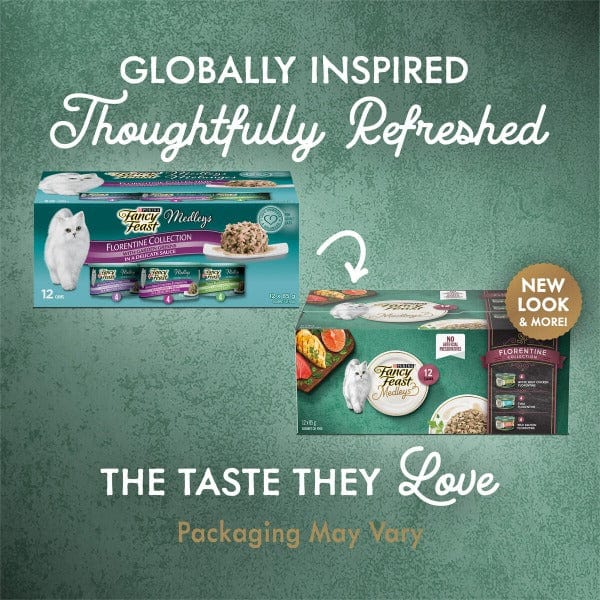 Fancy Feast Medleys Florentine Collection Canned Cat Food Variety Pack - Image 2