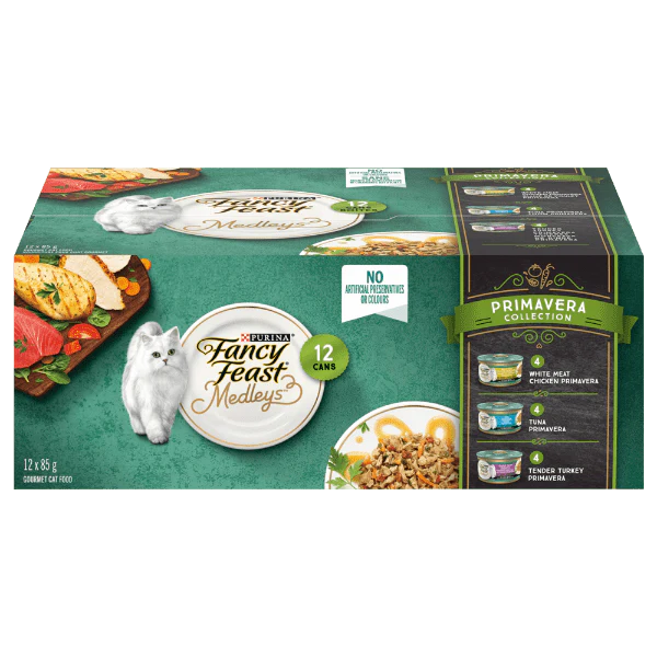 Fancy Feast Medleys Primavera Collection Canned Cat Food Variety Pack