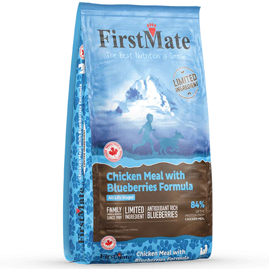 FirstMate LID Chicken Meal with Blueberries Formula Dry Dog Food, 25lb