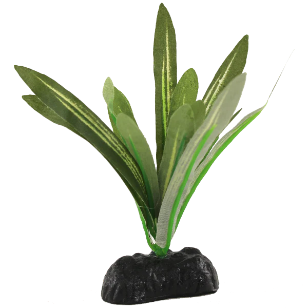 Fish Gear Green Acorus Silk Betta Plant (4")
