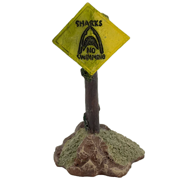 Fish Gear No Swimming Betta Ornament