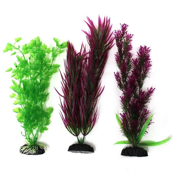 Fish Gear Plastic Aquarium Plant 3-Pack (12") - Image 2