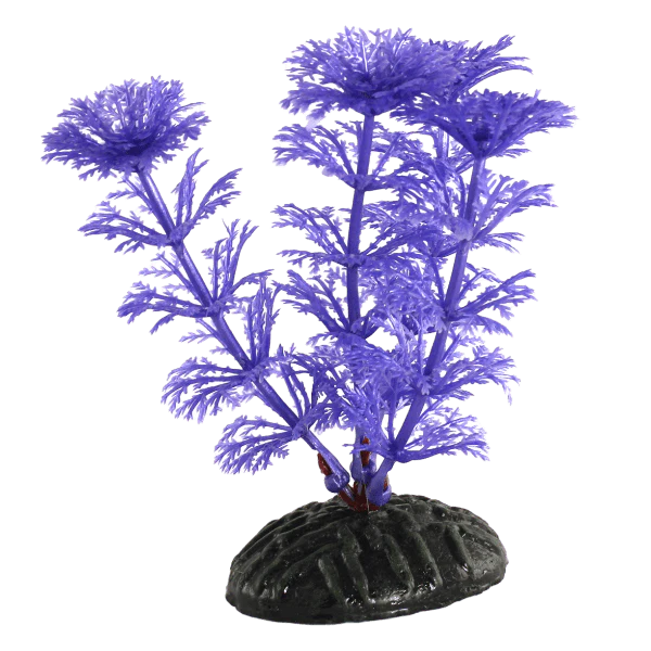 Fish Gear Purple Cabomba Plastic Betta Plant (4")