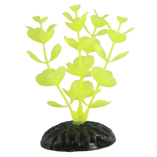 Fish Gear Yellow Cabomba Plastic Betta Plant (4")