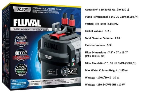 Fluval 07 Series External Canister Filter - Image 4
