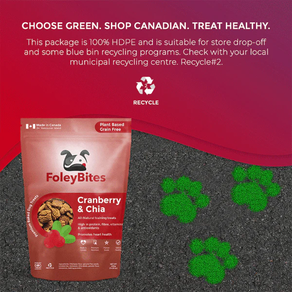 Foley Bites Cranberry & Chia Premium Baked Dog Treats - Image 6