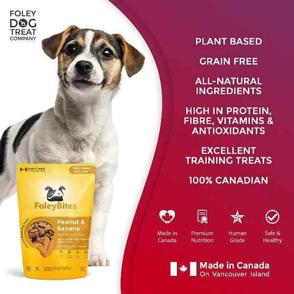 Foley Bites Peanut & Banana Premium Baked Dog Treats - Image 2