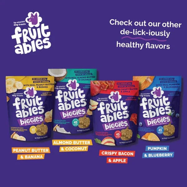 Fruitables Biggies Almond Butter & Coconut Dog Treats - Image 8